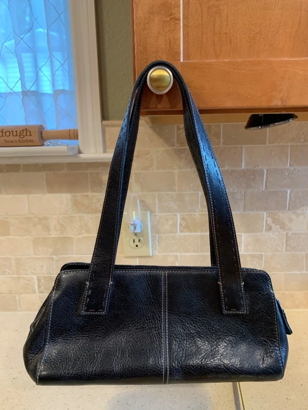 Fossil Black Shoulder Bag